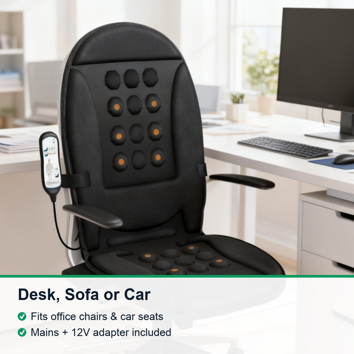 Dual-Heat Vibration Massage Cushion — 2