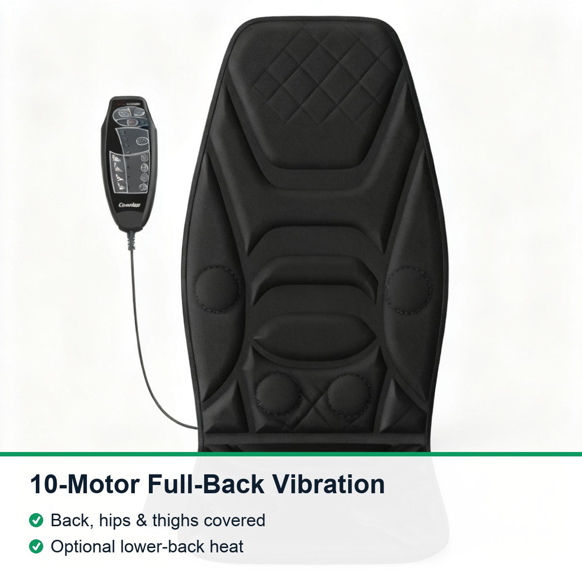 Heated Vibration Massage Chair Pad — 1