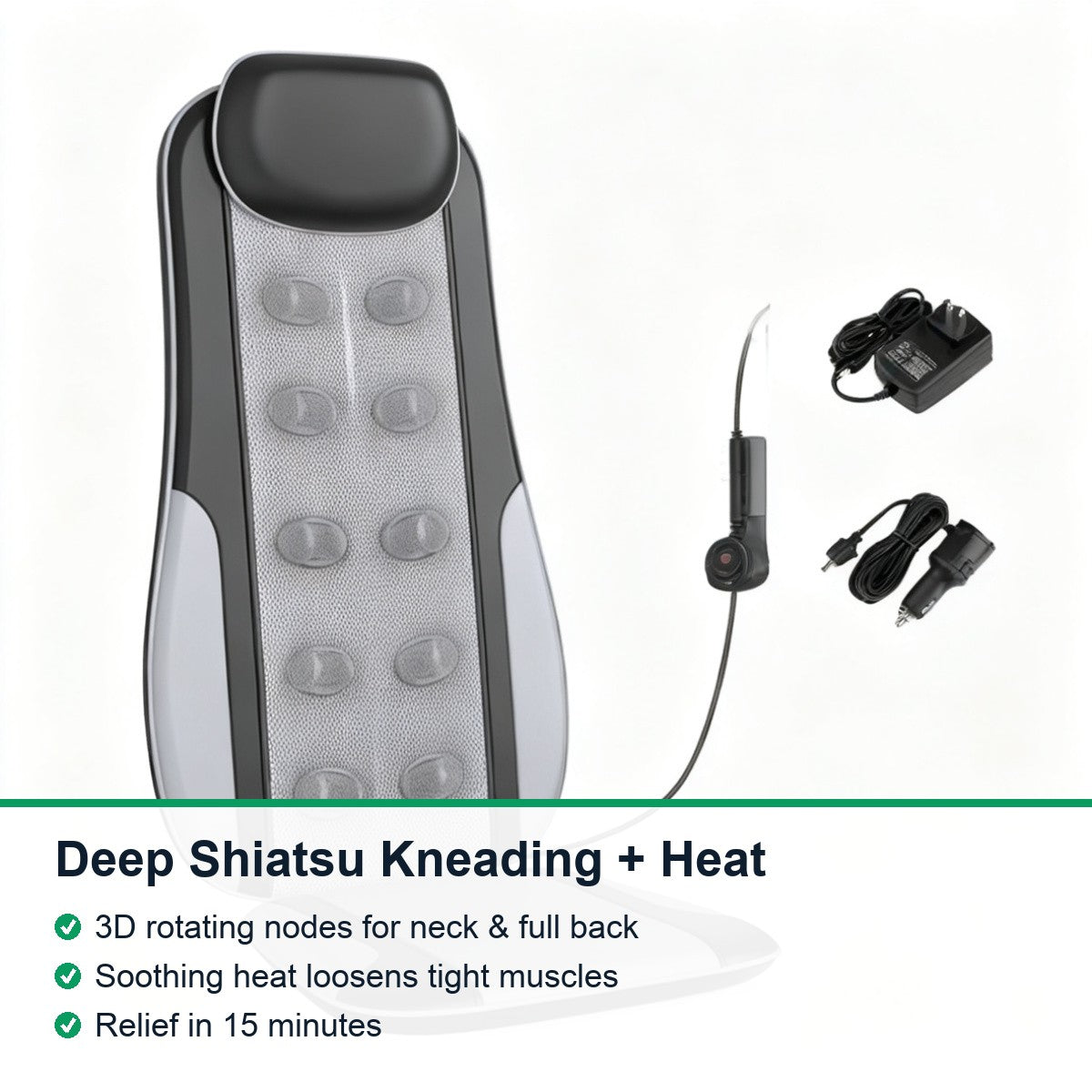 Shiatsu Massage Seat Cushion with Heat — 1